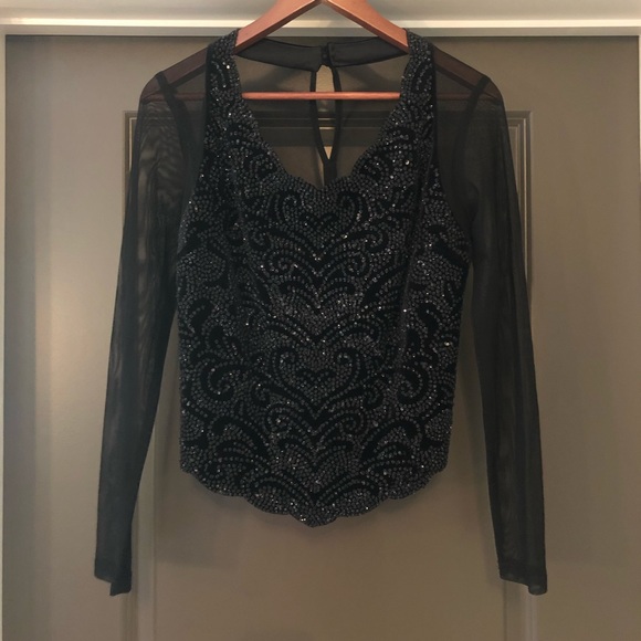 MSK Tops - MSK Womens Blouse Shirt Black